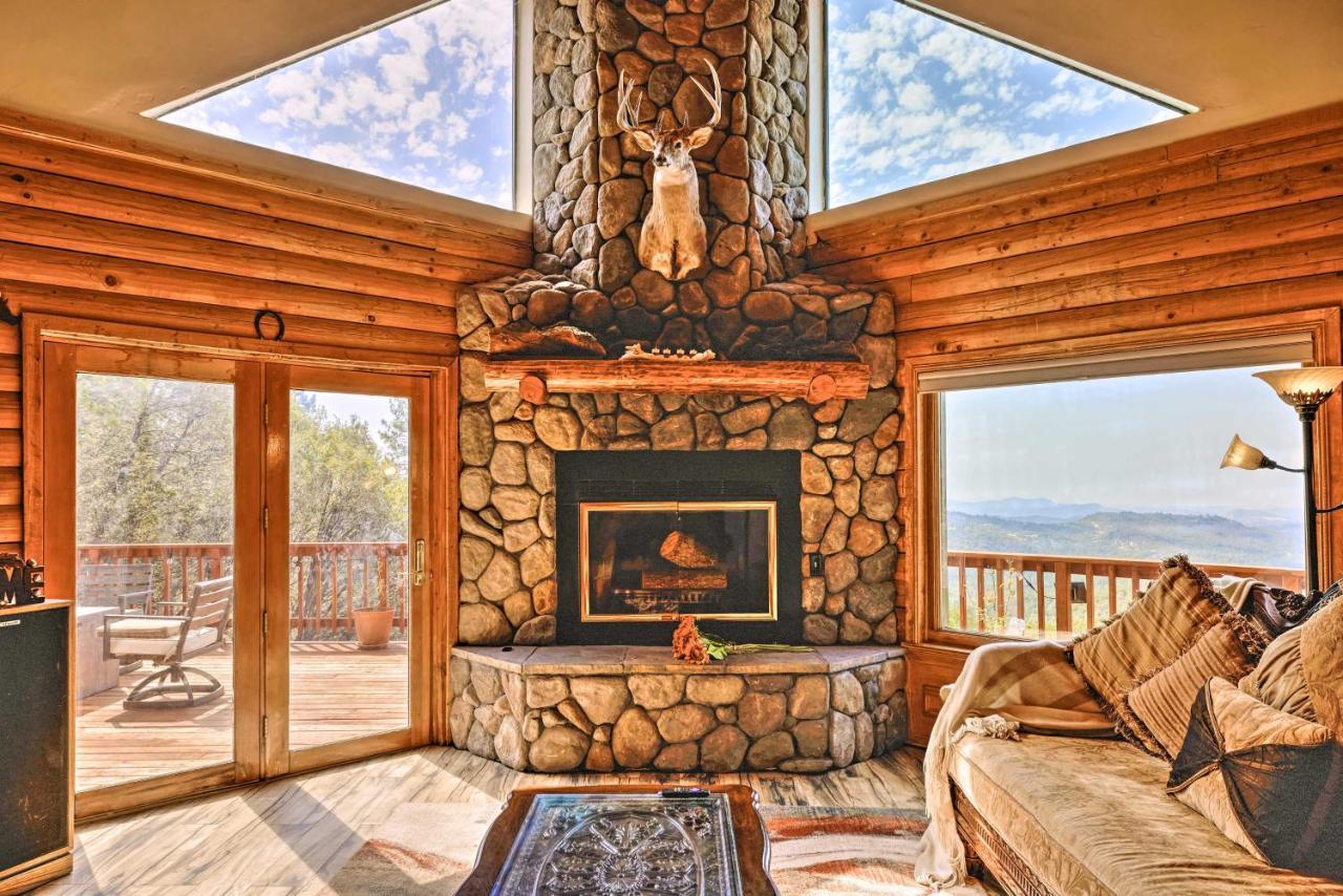 Stunning Log Cabin With Great Views, Firepit, Deck Near Twain Hart Sonora Εξωτερικό φωτογραφία