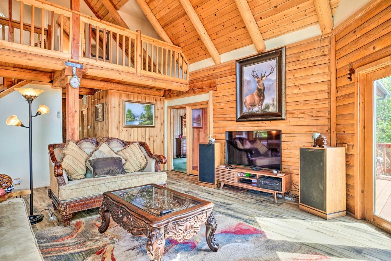 Stunning Log Cabin With Great Views, Firepit, Deck Near Twain Hart Sonora Εξωτερικό φωτογραφία